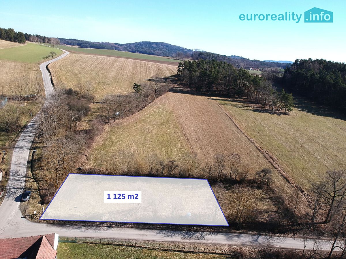 Prodej stavebního pozemku 1125 m²