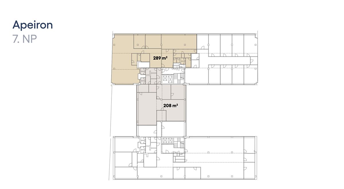 Pronájem kanceláře 208 m² – fotografie 3