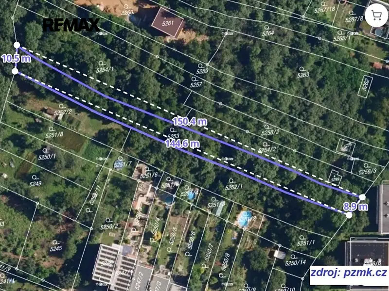 Prodej zahrady 1276 m², Brno – náhled fotky 3