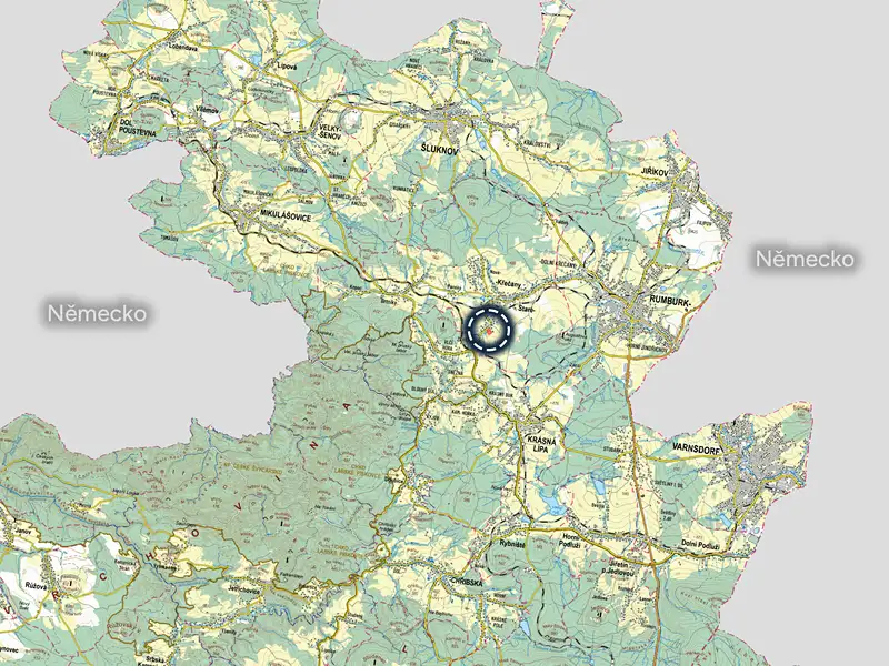 Prodej louky 12696 m², Staré Křečany – náhled fotky 3