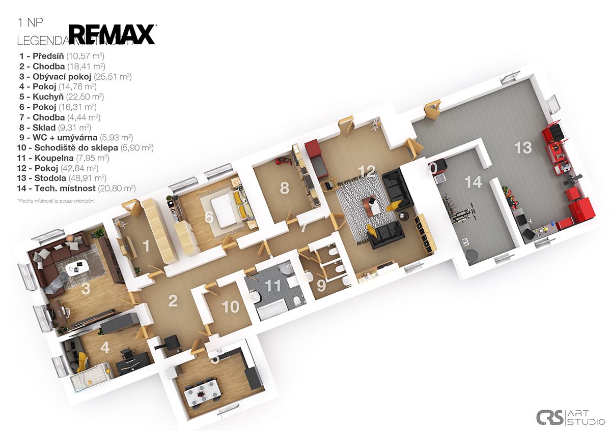 Prodej chalupy 460 m², pozemek 4142 m² – fotografie 3
