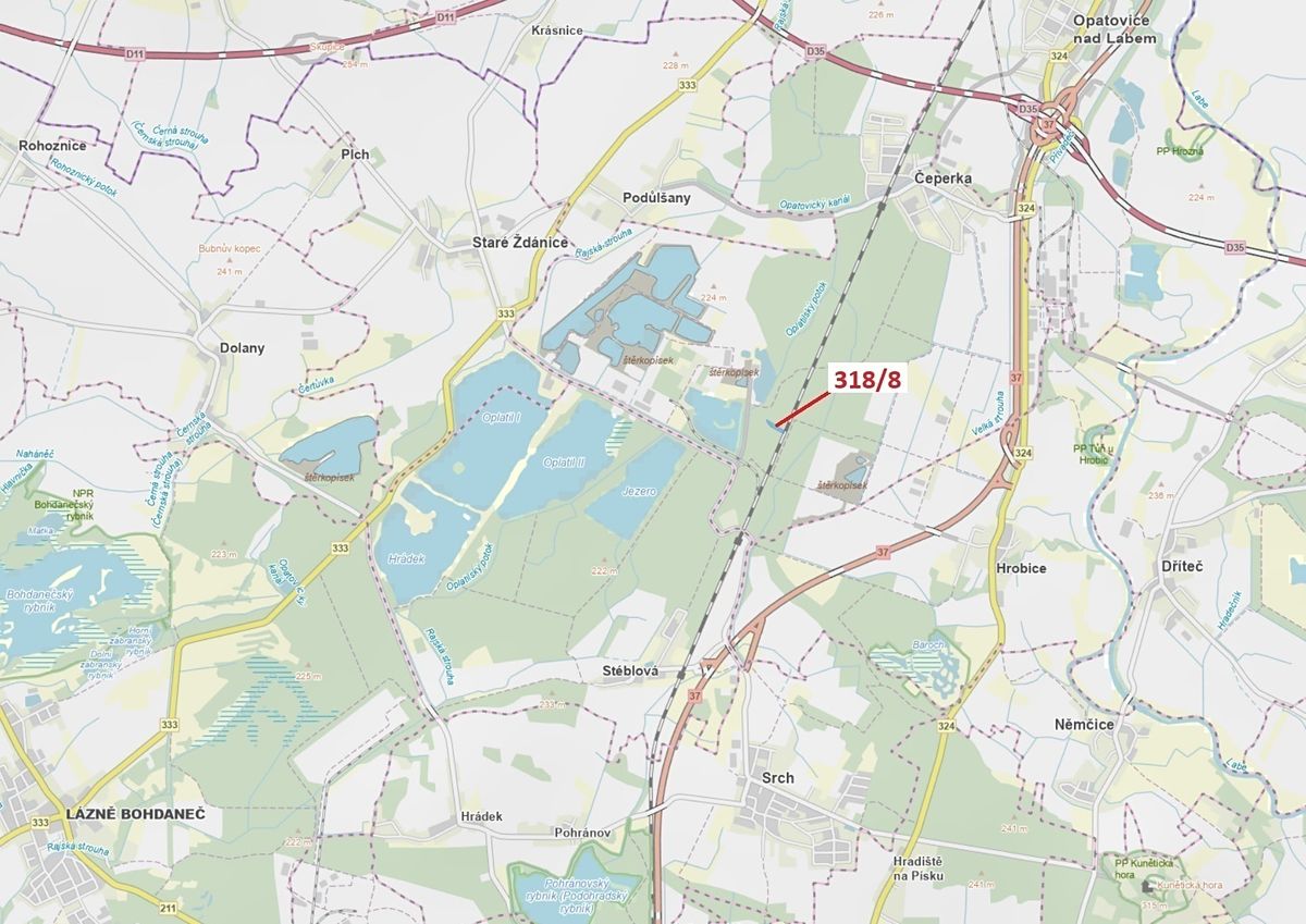 Dražba lesa 5317 m², Čeperka – fotka 1 z 3