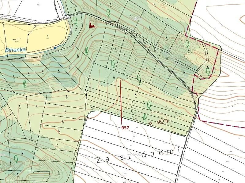 Dražba lesa 2344 m², Mladoňovice – náhled fotky 3