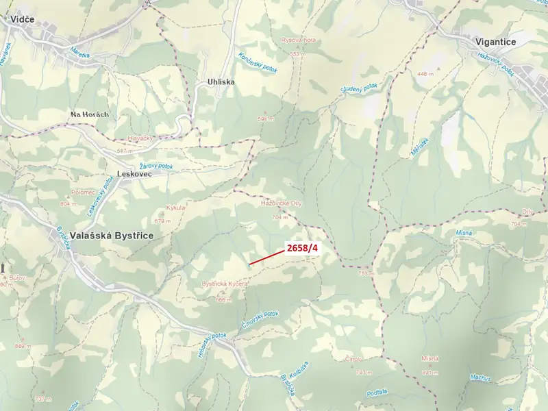 Dražba pozemku 370 m², Valašská Bystřice – náhled fotky 1
