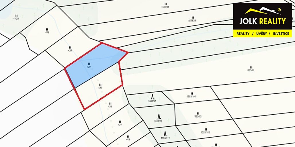 Prodej pozemku 1819 m² – fotografie 3