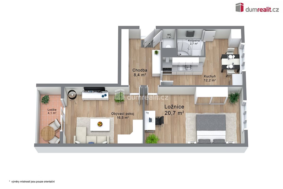 Prodej bytu 2+1 65 m² – fotografie 2