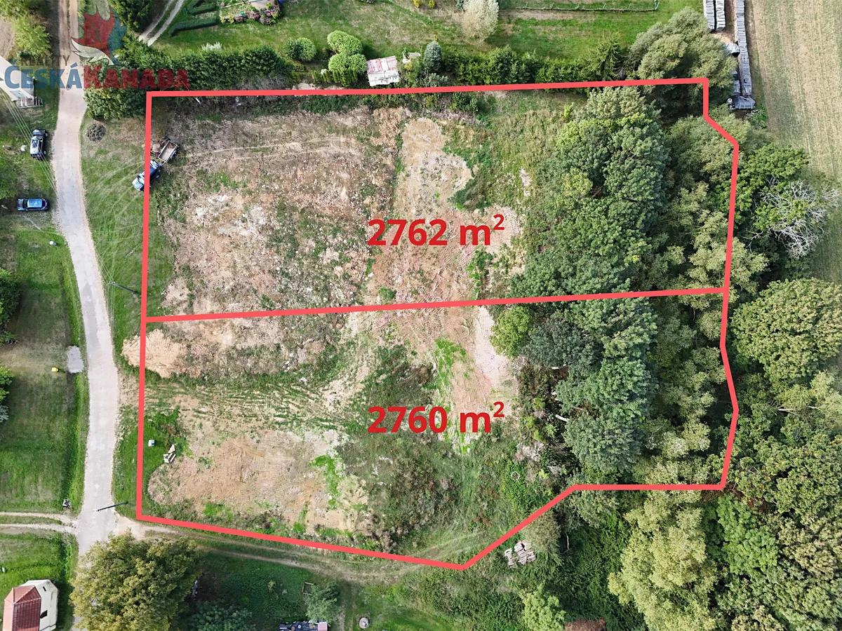 Prodej stavebního pozemku 2762 m²