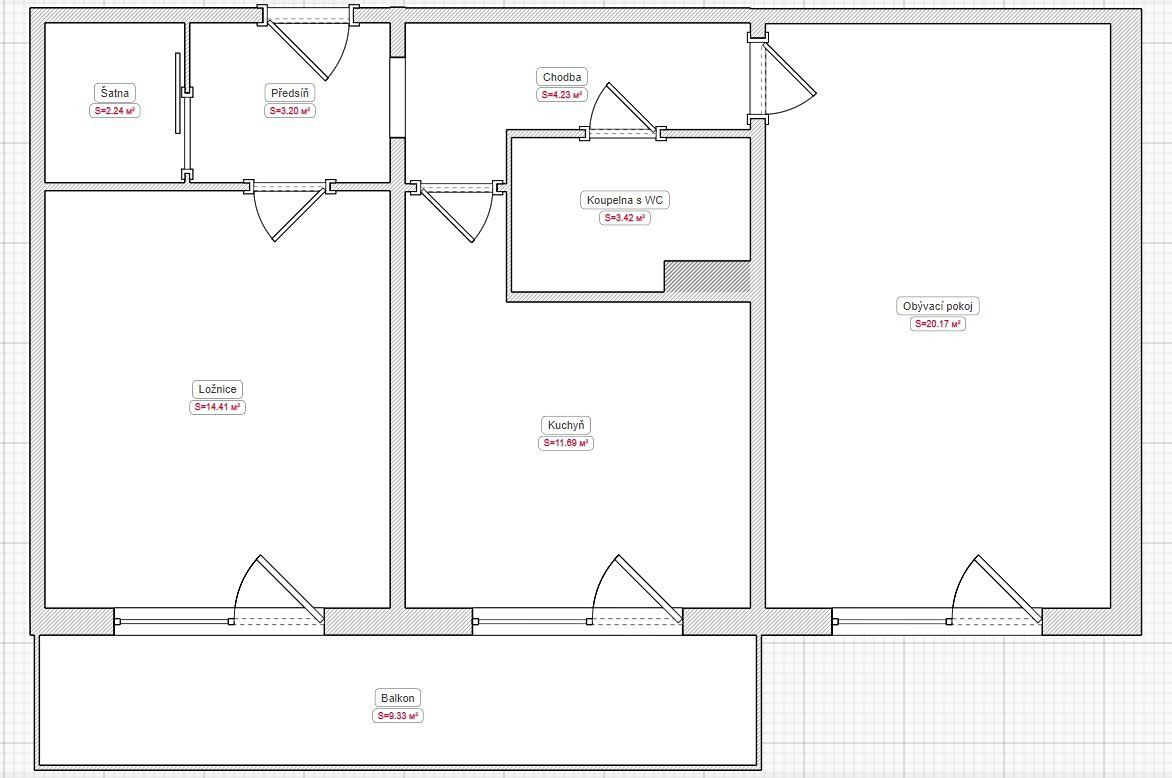 Prodej bytu 2+1 59 m² – fotografie 5