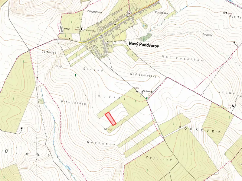 Prodej pole 6317 m², Nový Poddvorov – náhled fotky 2