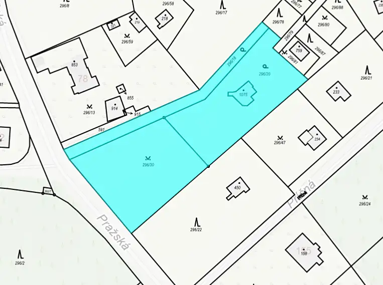 Prodej stavebního pozemku 4441 m², Jevany – náhled fotky 1
