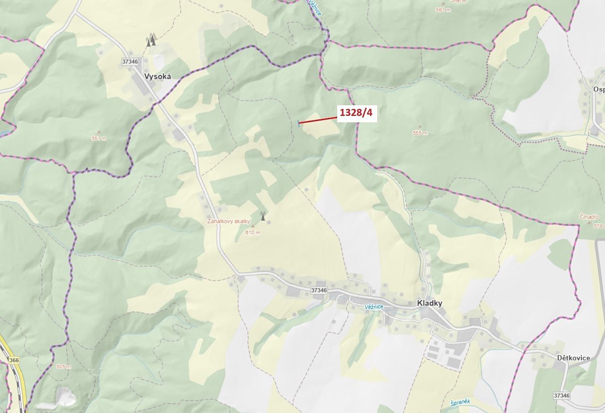 Dražba lesa 199 m², Kladky – fotka 1 z 3