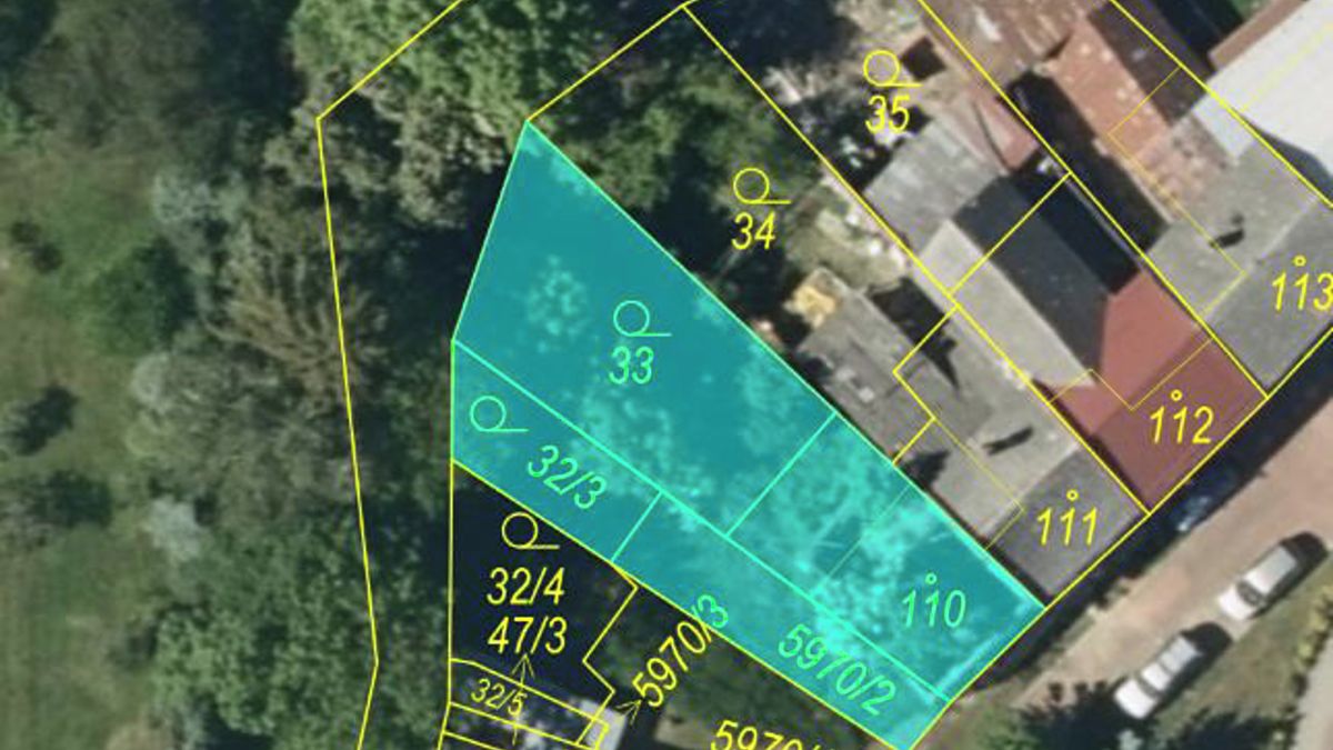 Dražba stavebního pozemku 331 m², Tištín – fotka 1 z 3