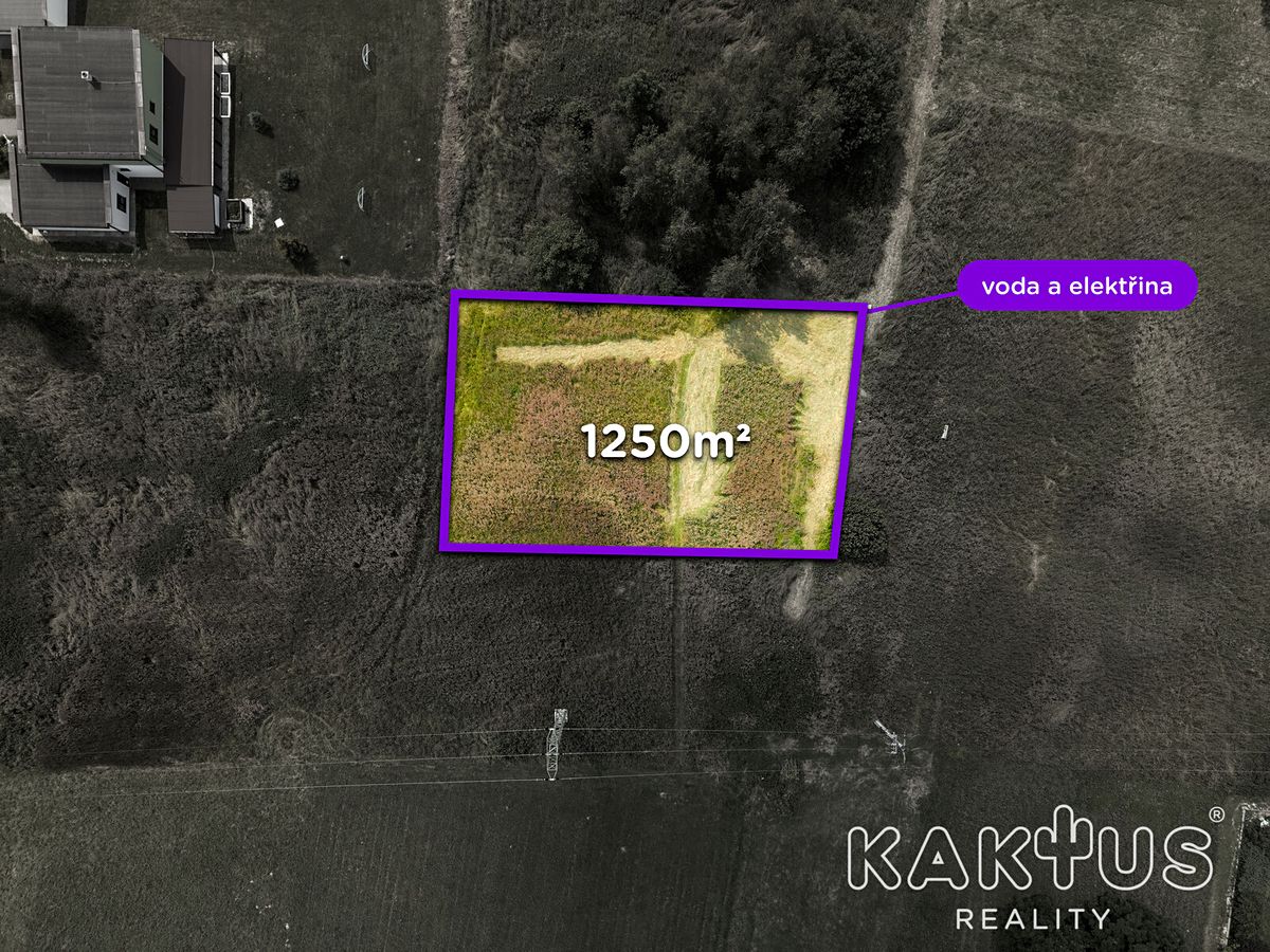 Prodej stavebního pozemku 1250 m² – fotografie 3