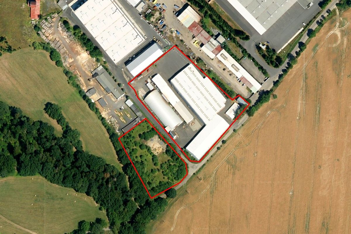 Prodej výrobní haly, prostoru 8632 m²