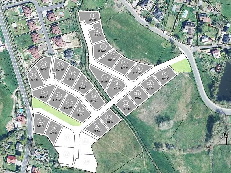 Prodej stavebního pozemku 820 m², Nová Role – náhled fotky 3