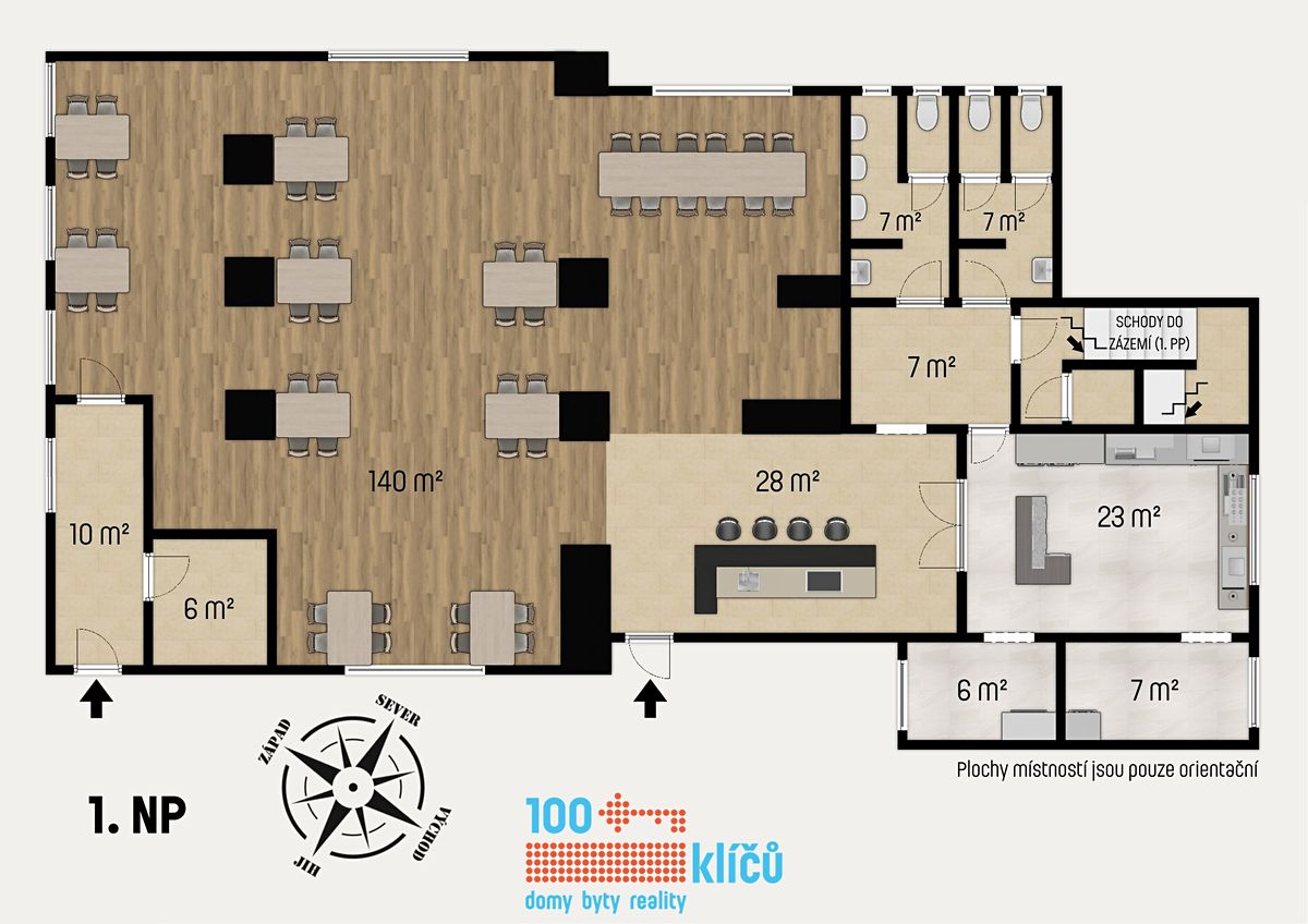 Pronájem restaurace 335 m² – fotografie 3