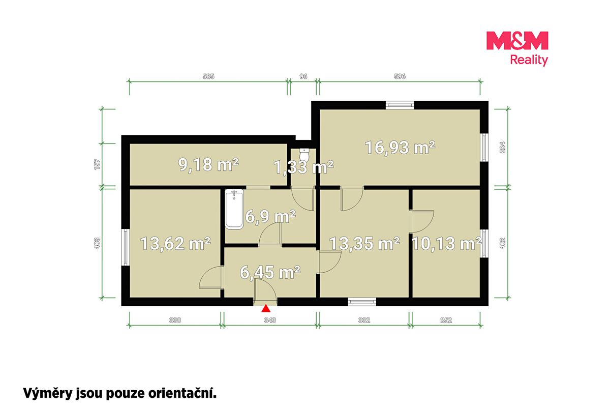 Prodej rodinného domu 78 m², pozemek 812 m² – fotografie 3