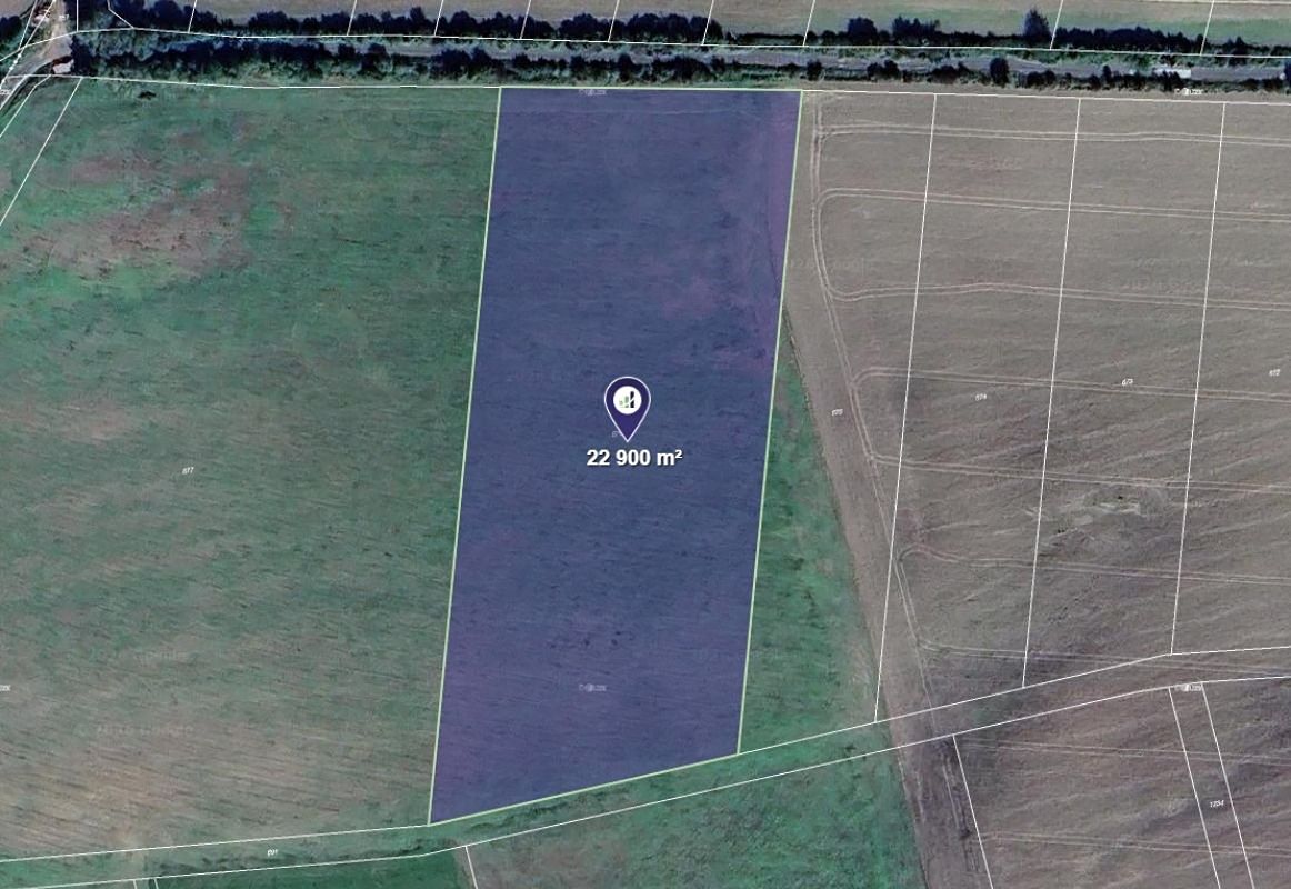 Prodej pole 22900 m², Krušovice – fotka 1 z 3