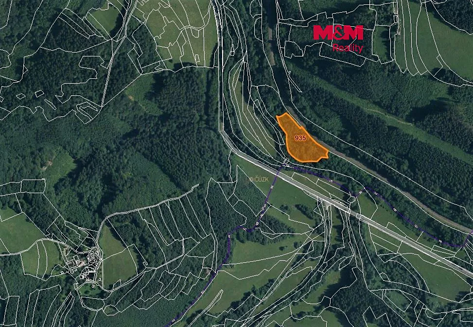 Prodej lesa 8547 m²