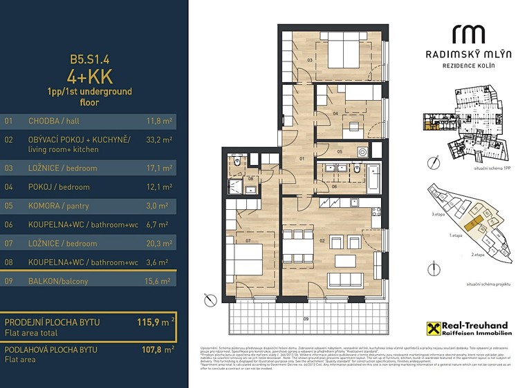 Wohnung 4+kk zum Kauf, 116 m² (11 von 11)
