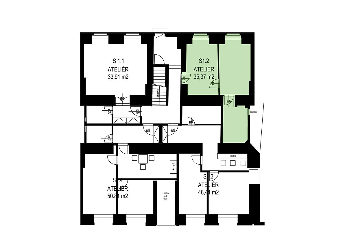 Prodej bytu 2+kk 35 m² – fotografie 2