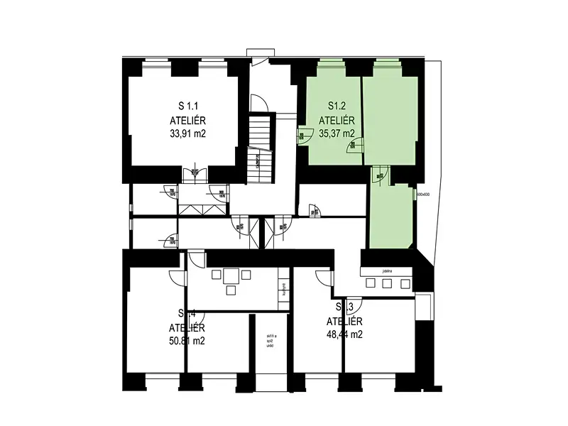 Prodej bytu 2+kk 35 m², Praha – náhled fotky 2