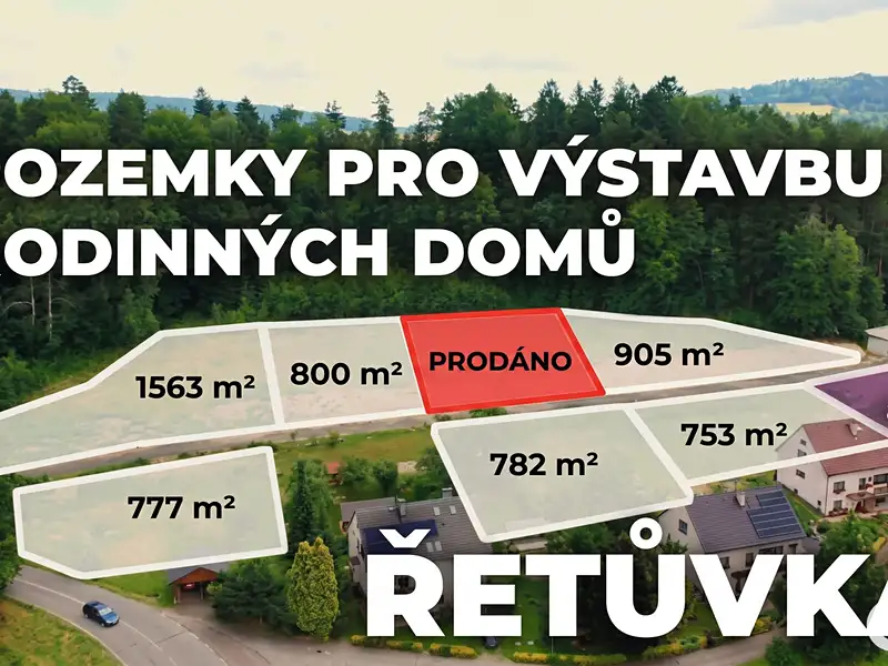Prodej stavebního pozemku 810 m², Řetůvka – náhled fotky 1