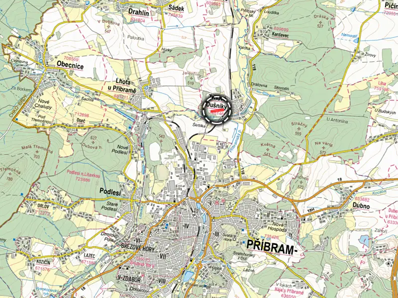 Prodej pole 8631 m², Trhové Dušníky – náhled fotky 3