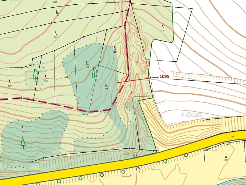 Dražba lesa 1427 m², Mladoňovice – náhled fotky 3