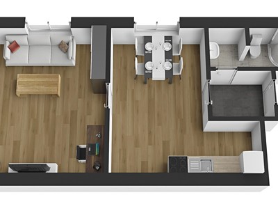 Квартира 2+kk на продаж, 40 м² (2 з 19)