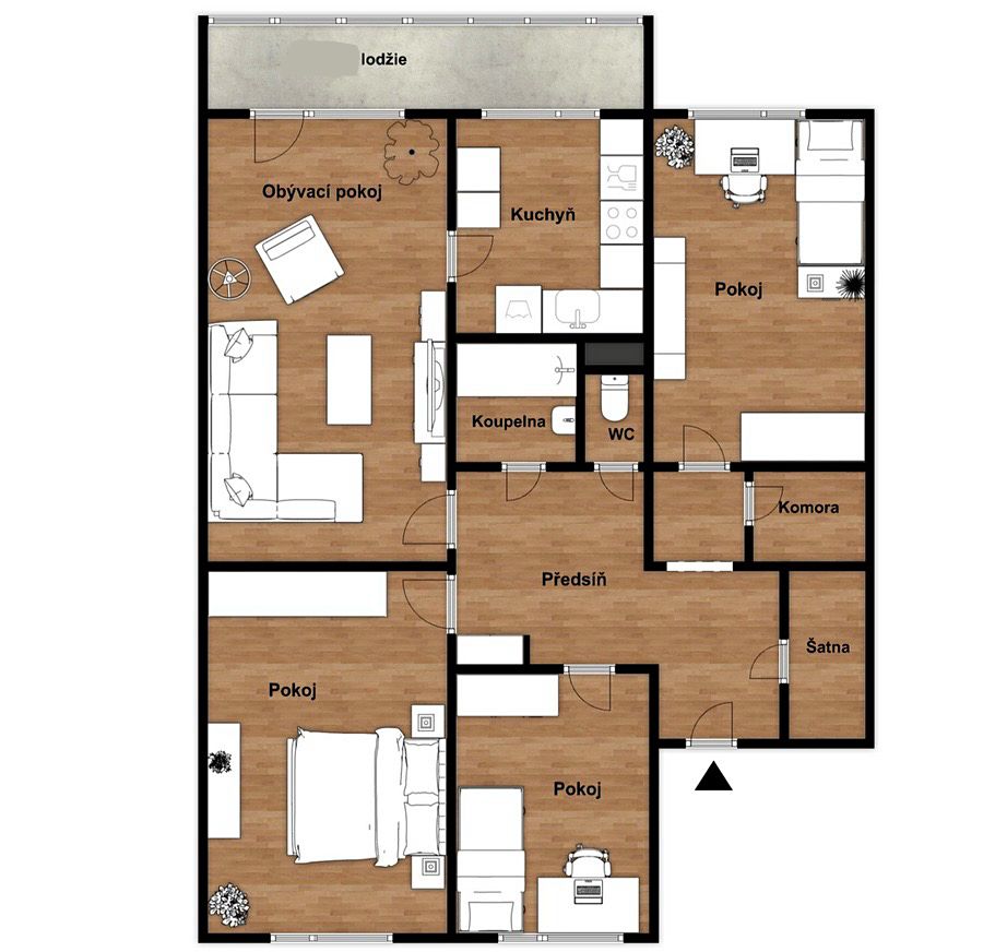 Prodej bytu 4+1 82 m² – fotografie 3