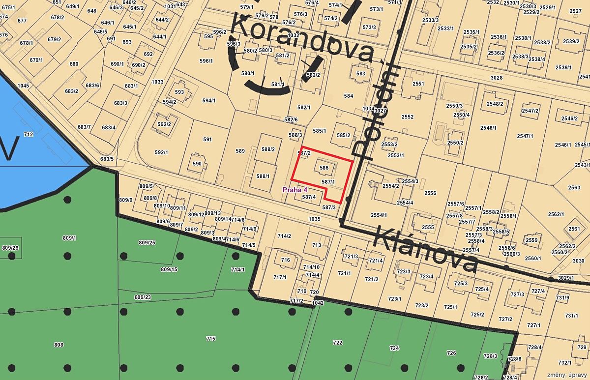 Prodej stavebního pozemku 957 m² – fotografie 2