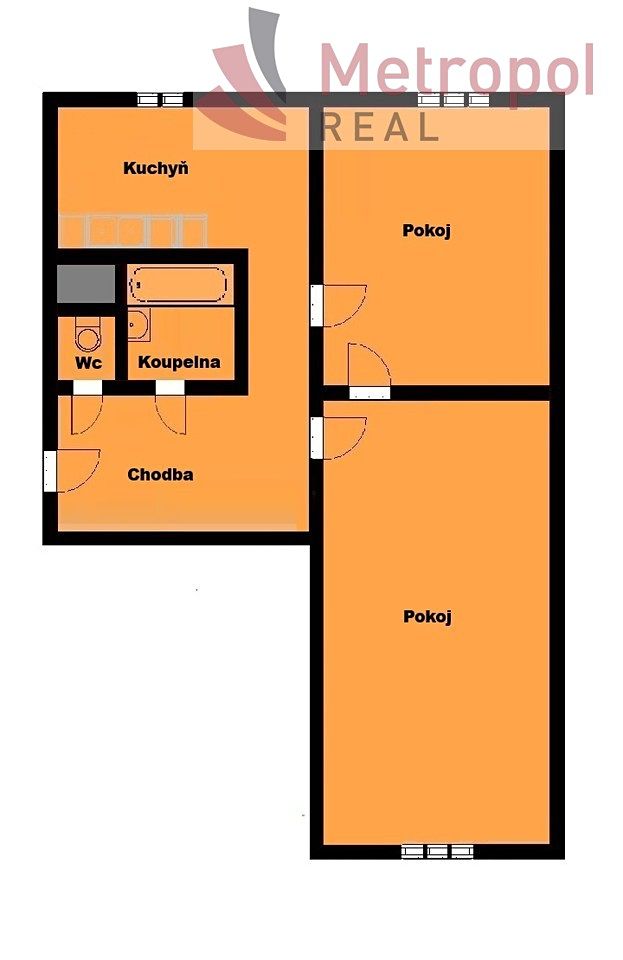 Prodej bytu 2+1 55 m² – fotografie 2