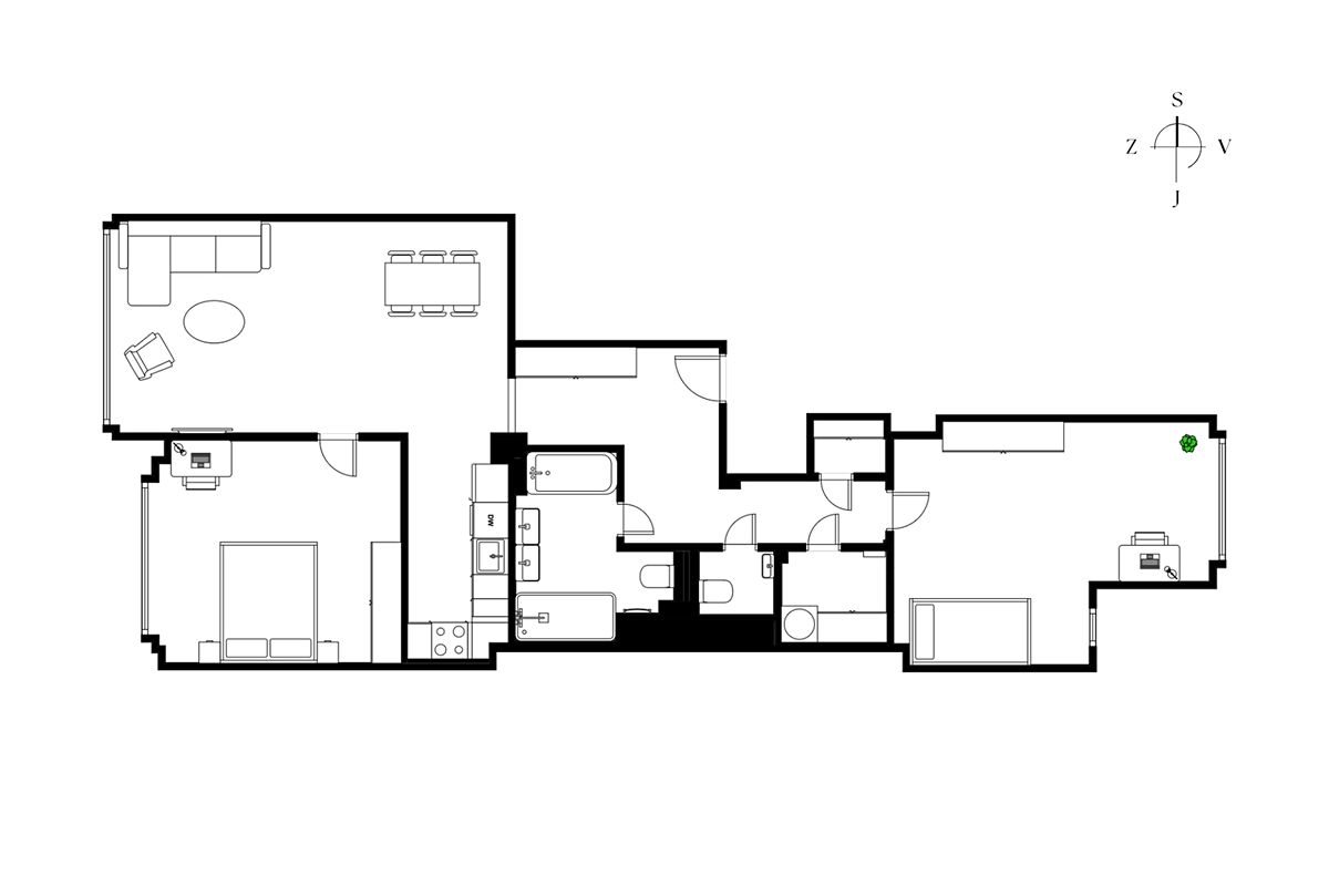 Prodej bytu 3+kk 90 m² – fotografie 3