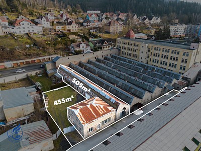 Prodej výrobní haly, prostoru 960 m²
