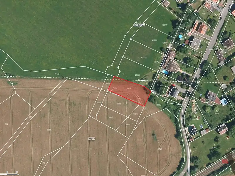 Prodej stavebního pozemku 1011 m², Štětkovice – náhled fotky 3