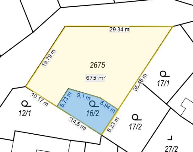 Prodej stavebního pozemku 675 m² – fotografie 2