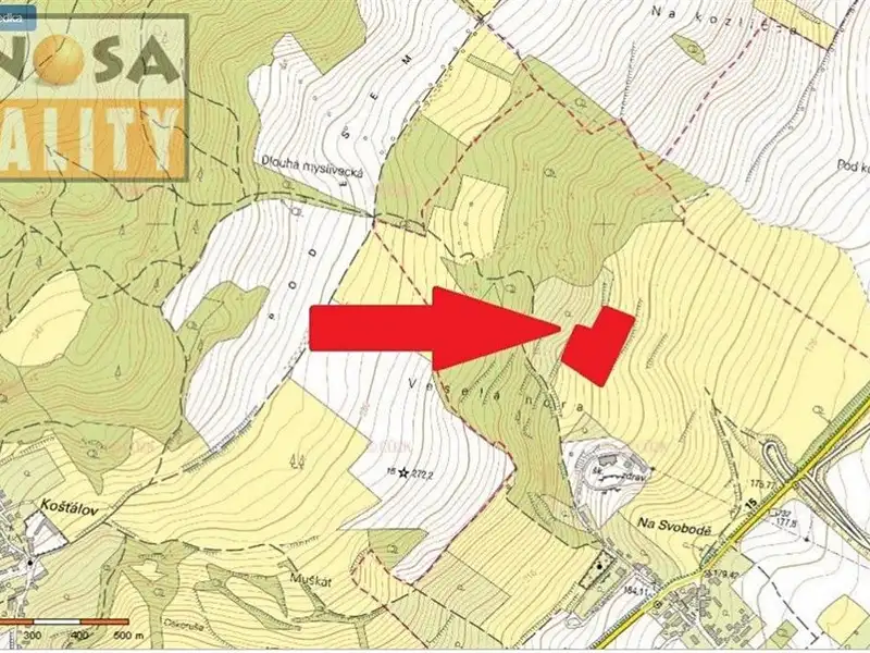 Prodej pole 7073 m², Čížkovice – náhled fotky 2