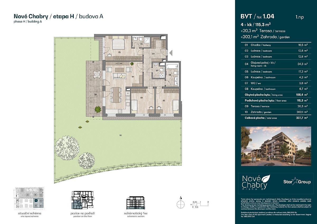 Prodej bytu 4+kk 115 m² – fotografie 2