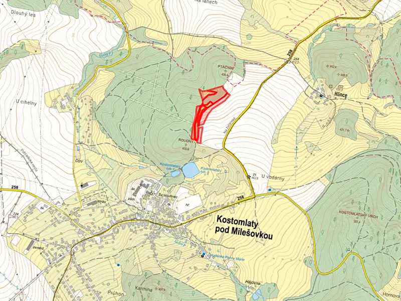Prodej pole 28333 m², Kostomlaty pod Milešovkou – náhled fotky 3