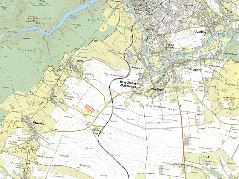 Prodej pole 12769 m², Znojmo – náhled fotky 2