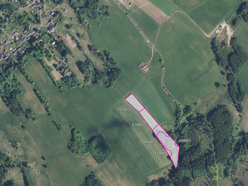 Prodej louky 15539 m², Staré Křečany – náhled fotky 1