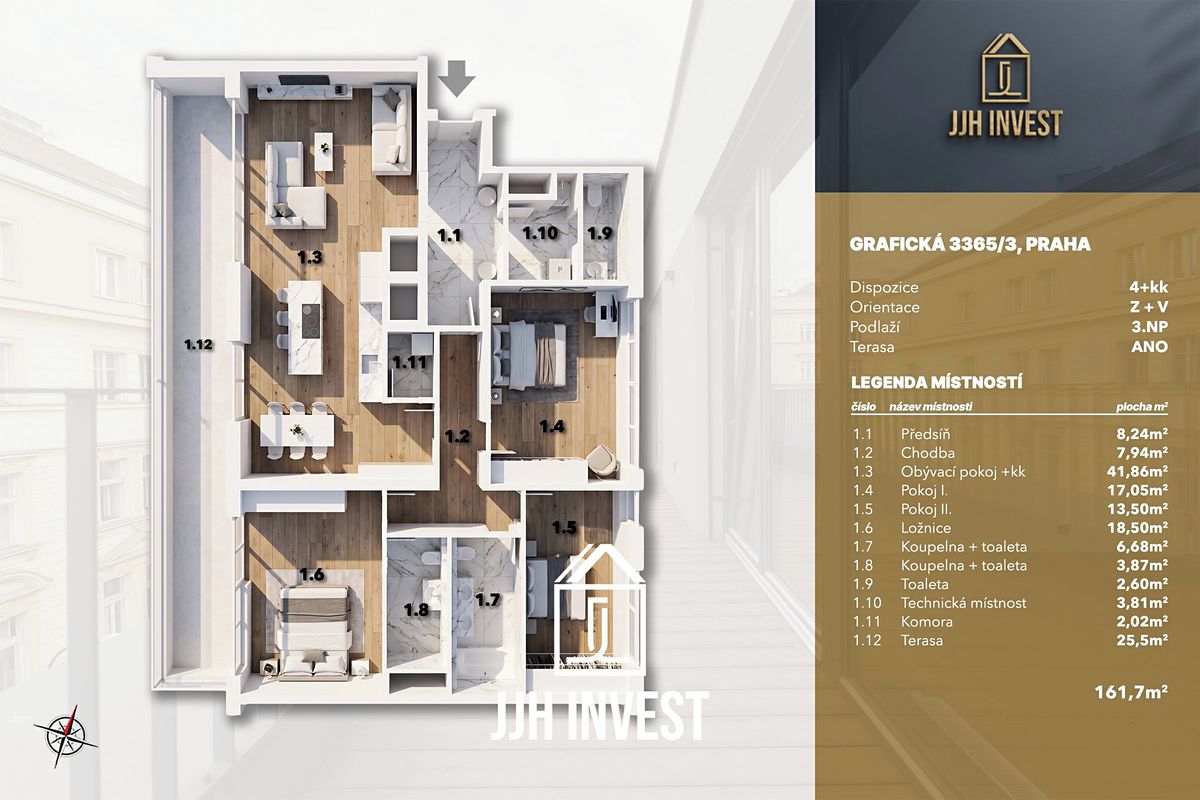 Prodej bytu 4+kk 136 m² – fotografie 5