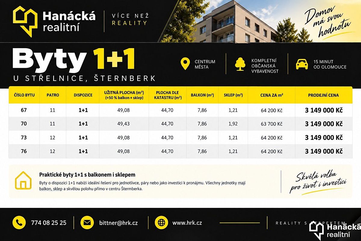 Prodej bytu 1+1 45 m² – fotografie 2