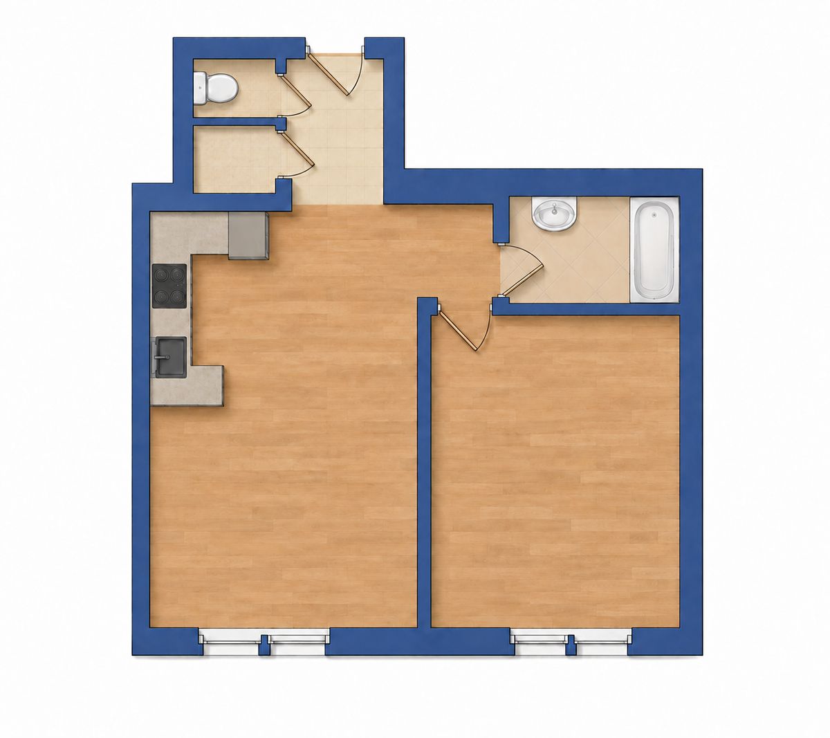 Prodej bytu 2+kk 51 m² – fotografie 3