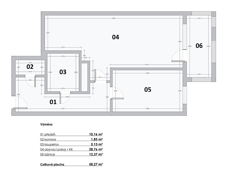 Prodej bytu 2+kk, 61 m² (32 z 32)