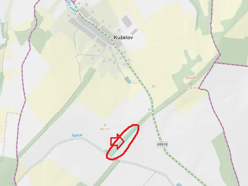 Prodej lesa 2959 m², Kuželov – náhled fotky 3