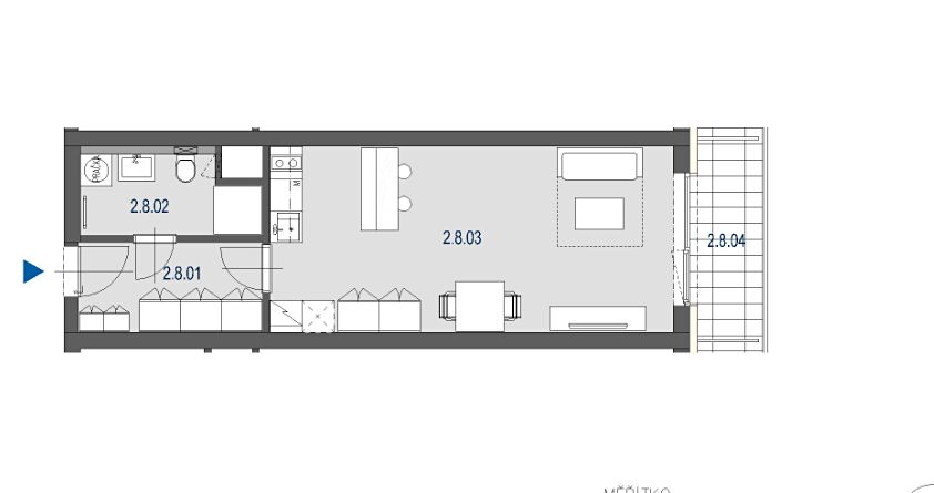 Prodej bytu 1+kk 39 m² – fotografie 4