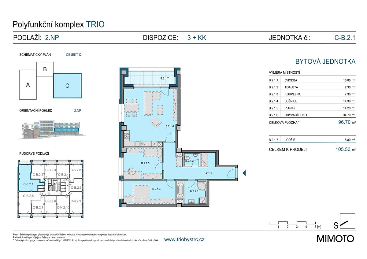 Prodej bytu 3+kk 97 m² – fotografie 2