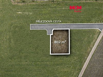 Prodej stavebního pozemku 802 m²